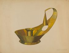 Candle Holder, 1935/1942. Creator: David S De Vault
