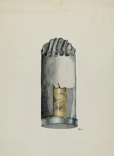 Candle Holder, 1936. Creator: Irene M. Burge