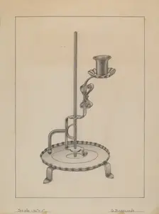 Candle Holder, c. 1936. Creator: Gerald Bernhardt