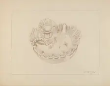 Candle Holder, c. 1937. Creator: Thomas Holloway