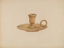 Candle Holder, c. 1937. Creator: Arthur Wegg