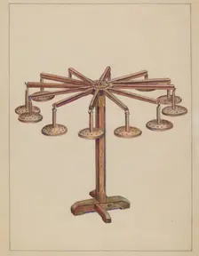 Candle Holder, c. 1937. Creator: Charlotte Winter