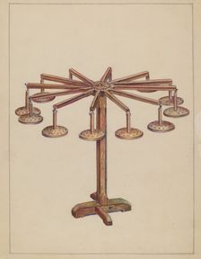 Candle Holder, c. 1937. Creator: Charlotte Winter