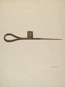 Candle Holder, c. 1939. Creator: Dana Bartlett