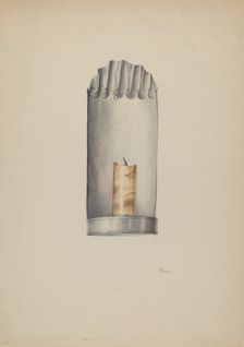 Candle Holder, c. 1940. Creator: William Kieckhofel