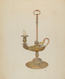 Candle Holder, c. 1940. Creator: Joseph L. Boyd
