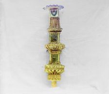 Candle - in the vestry of Ipatievsky Monastery, Kostroma, 1911. Creator: Sergey Mikhaylovich Prokudin-Gorsky