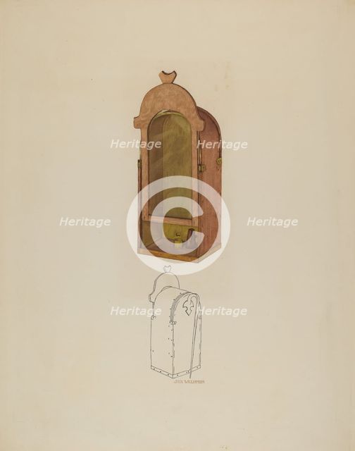 Candle Lantern, c. 1939. Creator: Jack Williamson.