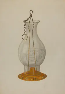 Candle Lantern, c. 1940. Creators: John Dana, Nicholas Amantea