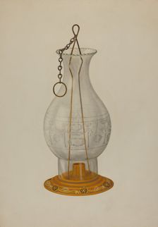 Candle Lantern, c. 1940. Creators: John Dana, Nicholas Amantea