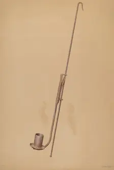 Candle Pendant, c. 1940. Creator: Parker Cushman