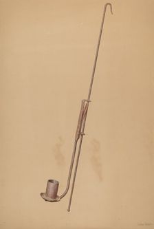 Candle Pendant, c. 1940. Creator: Parker Cushman
