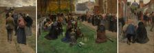 Candle procession in Scherpenheuvel, c1903-1905. Creator: Frans van Leemputten
