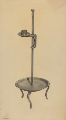 Candle Stand, 1939. Creator: Gordon Sanborn