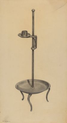 Candle Stand, 1939. Creator: Gordon Sanborn
