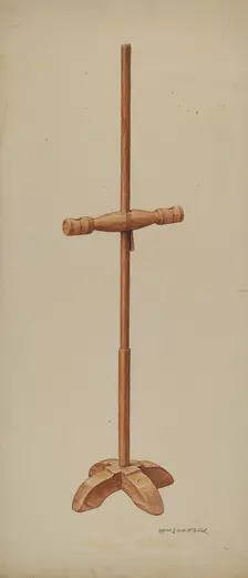 Candle Stand, c. 1938. Creator: Paul Ward