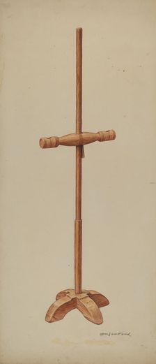 Candle Stand, c. 1938. Creator: Paul Ward