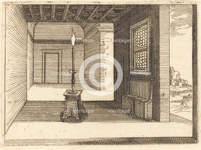 Candle Stick, 1628. Creator: Jacques Callot.
