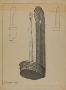 Candle Sconce, 1935/1942. Creator: Mildred Ford