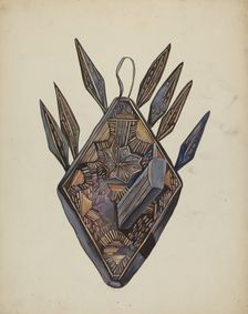 Candle Sconce, c. 1936. Creator: E. Boyd