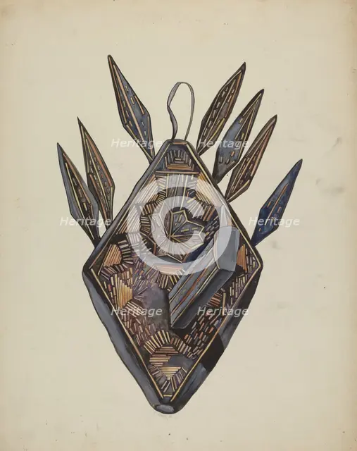 Candle Sconce, c. 1936. Creator: E. Boyd.