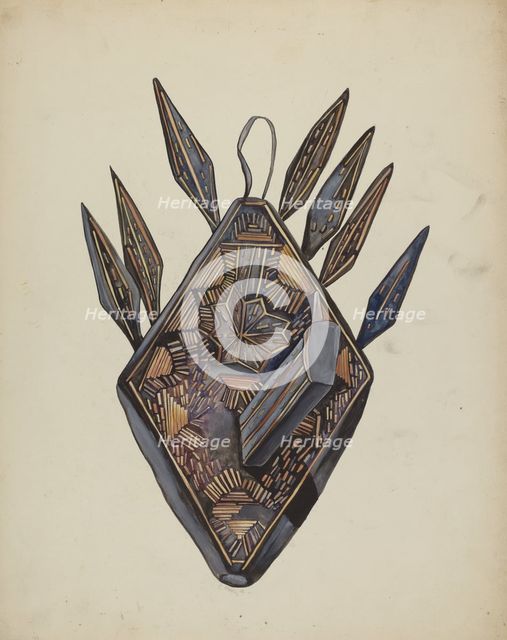 Candle Sconce, c. 1936. Creator: E. Boyd.