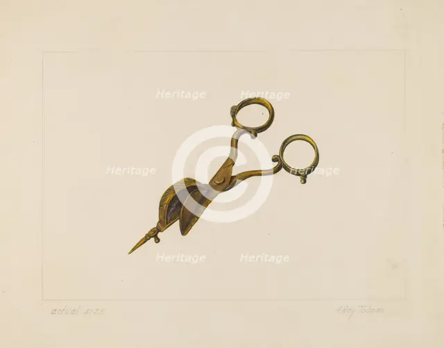 Candle Snuffer, 1935/1942. Creator: A. R. Tolman.