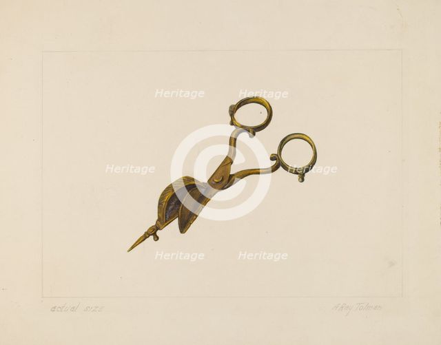 Candle Snuffer, 1935/1942. Creator: A. R. Tolman.