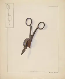 Candle Snuffer, c. 1936. Creator: Alfred Walbeck