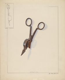 Candle Snuffer, c. 1936. Creator: Alfred Walbeck