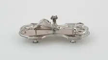 Candle Snuffer with Tray, France, 1751. Creator: Joachim Martin