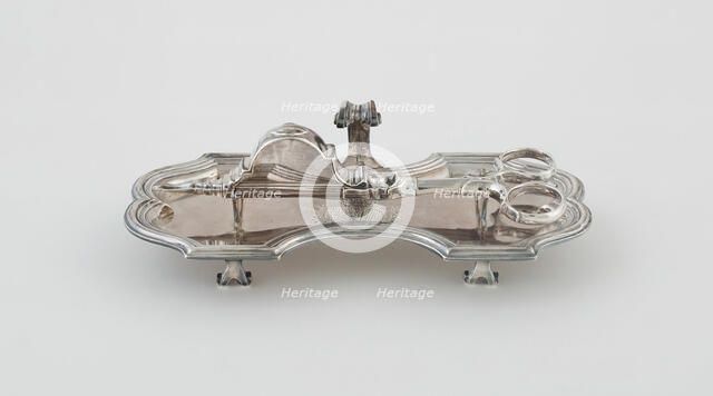 Candle Snuffer with Tray, France, 1751. Creator: Joachim Martin.