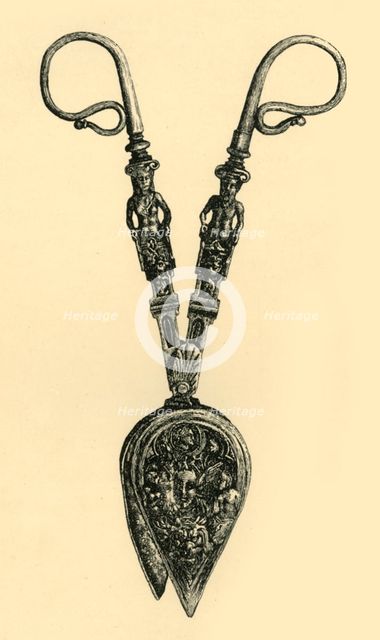 Candle snuffers, 16th century?, (1881).  Creator: W Wise.