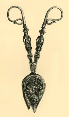 Candle snuffers, 16th century?, (1881). Creator: W Wise