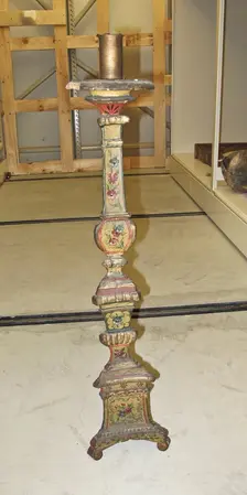 Candleholder (2 of 2), 1700s. Creator: Unknown