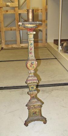 Candleholder (2 of 2), 1700s. Creator: Unknown