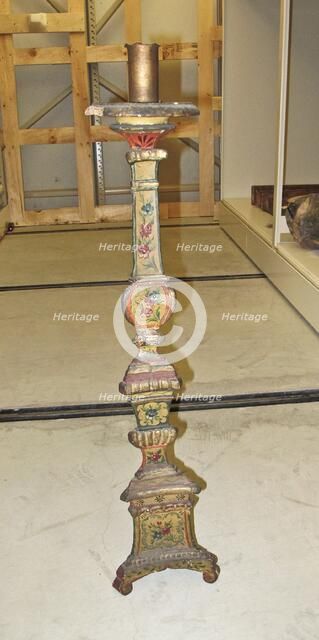 Candleholder (2 of 2), 1700s. Creator: Unknown.