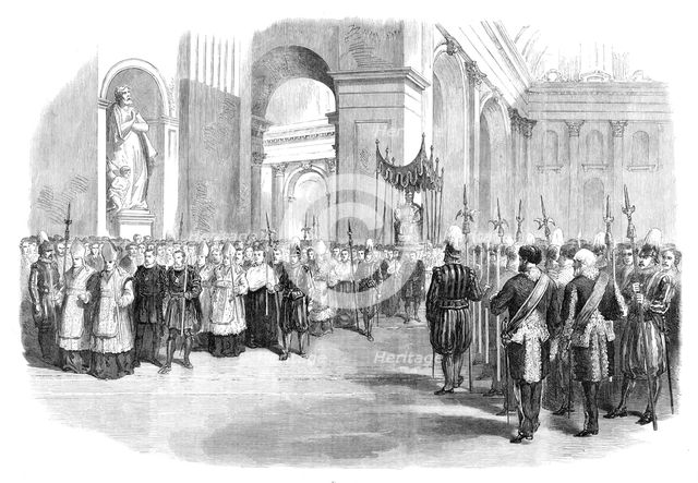 Candlemas at St. Peter's, Rome, 1870. Creator: Unknown.