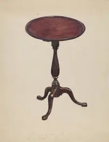 Candlestand, 1936. Creator: Max Schwartz