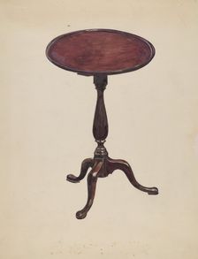 Candlestand, 1936. Creator: Max Schwartz