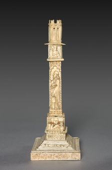 Candlestick, 1800s - early 1900s. Creator: Unknown