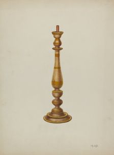 Candlestick, 1940. Creator: Cornelius Christoffels