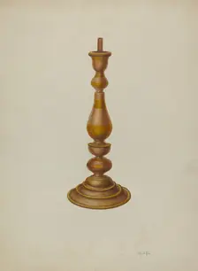Candlestick, 1940. Creator: Cornelius Christoffels