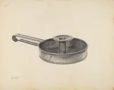 Candlestick, 1935/1942. Creator: Amelia Tuccio