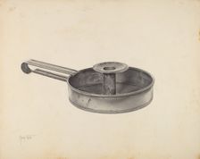 Candlestick, 1935/1942. Creator: Amelia Tuccio