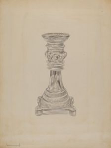 Candlestick, 1935/1942. Creator: Gertrude Lemberg