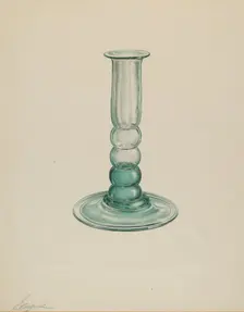 Candlestick, 1935/1942. Creator: Giacinto Capelli