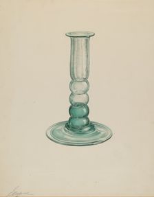 Candlestick, 1935/1942. Creator: Giacinto Capelli