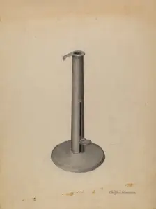 Candlestick, 1935/1942. Creator: Holger Hansen