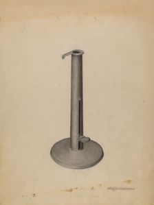 Candlestick, 1935/1942. Creator: Holger Hansen